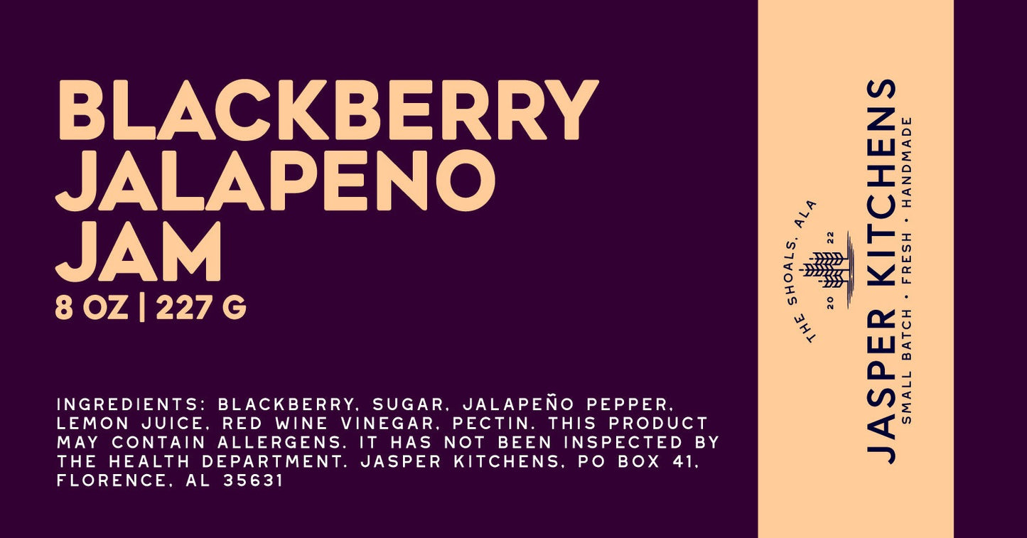 Blackberry Jalapeno Jam
