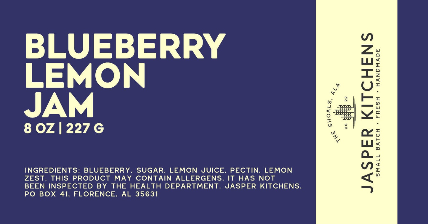 Blueberry Lemon Jam