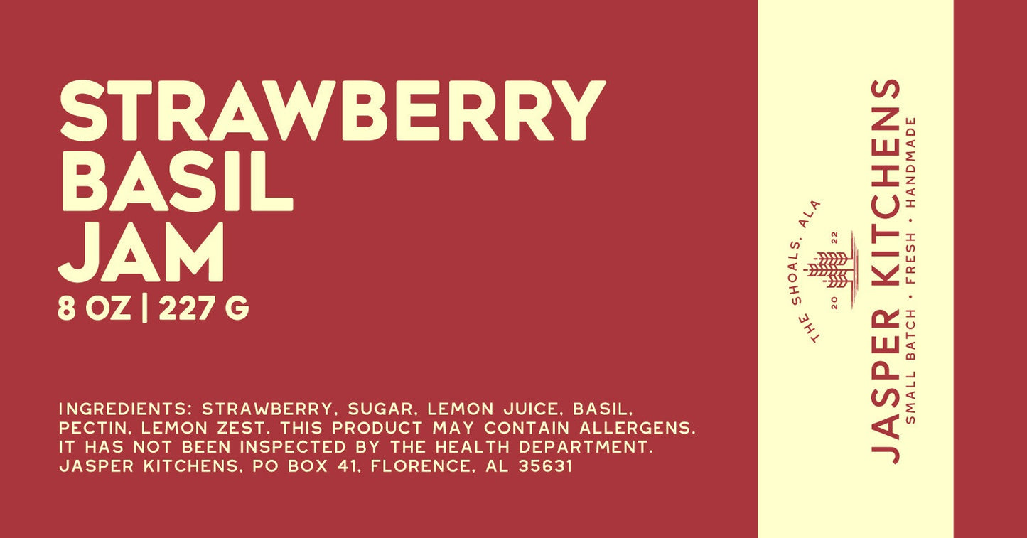 Strawberry Basil Jam