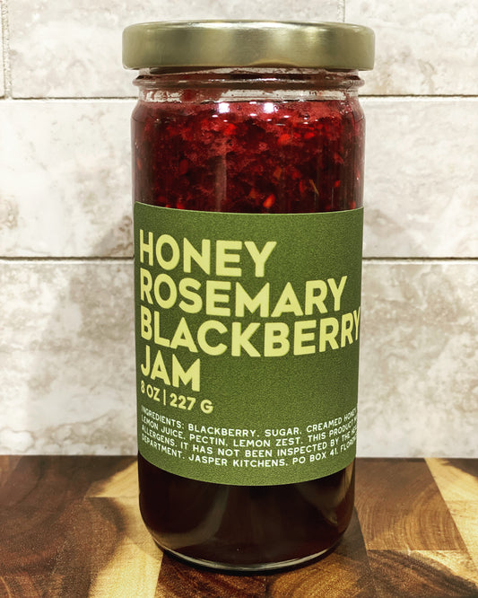 Honey Rosemary Blackberry Jam